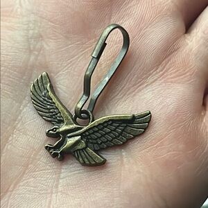 Antique Brass Bird Charm